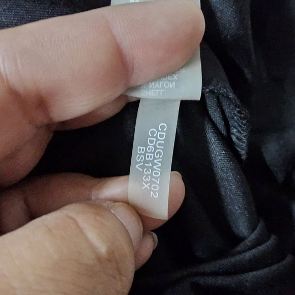 Calvin Klein Black Glitter Long Sleeve Dress - Picture 10 of 13